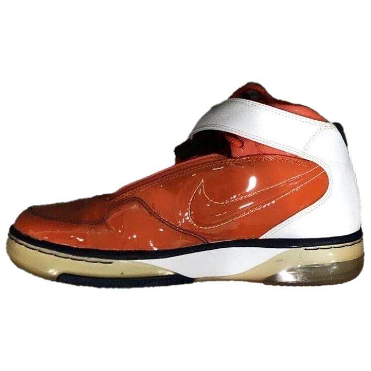Nike Nike AIR FORCE 25 Abrasion Resistant Abrasion Resistant High top Basketball Shoes Unisex Orange
