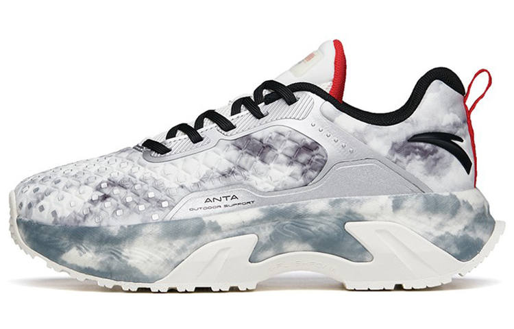 ANTA Variety Training Collection Mountaineering & Hiking Shoes Women's Low Top Black/White/Red/Gray