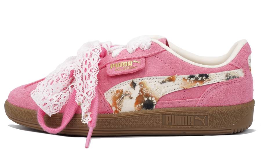 PUMA Palermo Slip Resistant Slip Resistant Low top Skateboard Shoes Unisex Pink