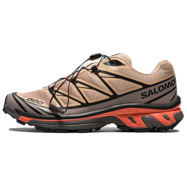 SALOMON XT 6 Minimalist Style Low top Hiking Shoes Men's Tan