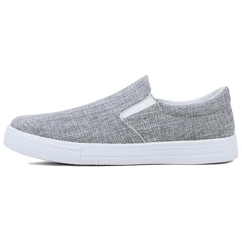Warrior Comfortable And Breathable Slip Resistant Abrasion Resistant Low top Canvas Shoes Men's Gray