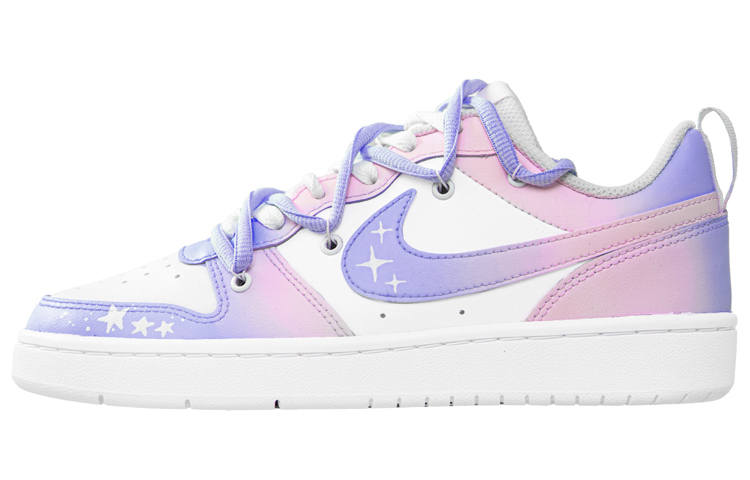 Nike Nike Court Borough Low 2 Slip Resistant Abrasion Resistant Low top Skateboard Shoes Women's Purple