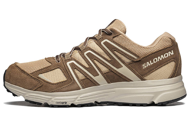 SALOMON X Mission 4 Cushioning Slip Resistant Abrasion Resistant Breathable Low top Outdoor Shoes Unisex Gourd Bean