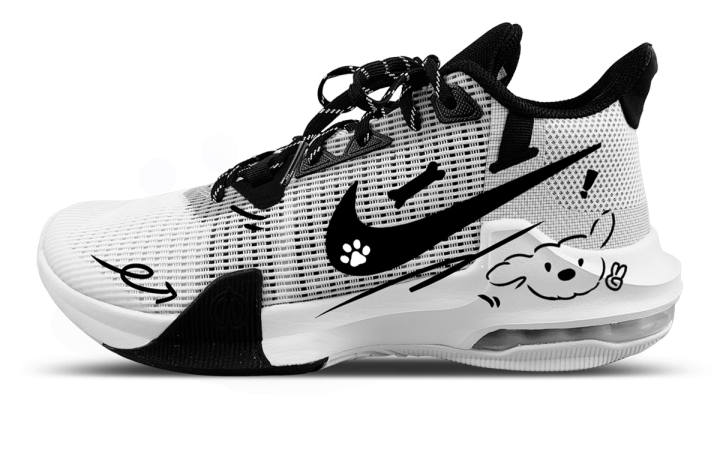 Nike Nike Air Max Impact 3 Low top Basketball Shoes Men's Black White Gray