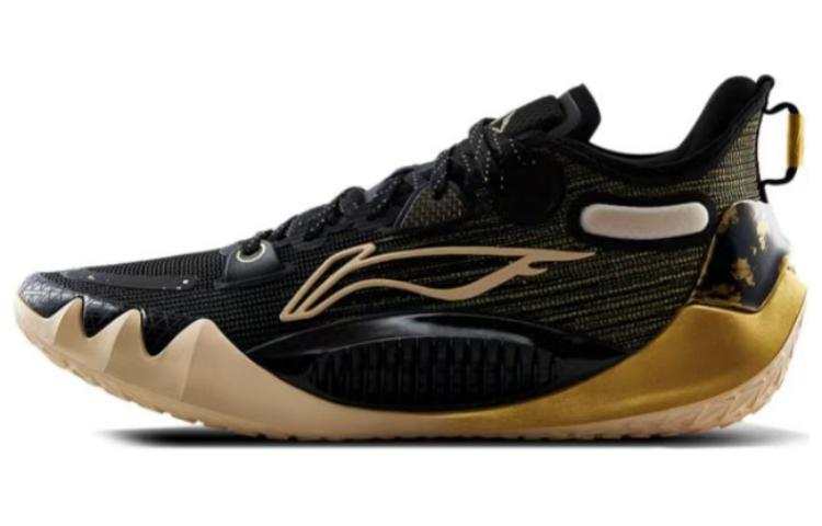 Li-Ning Li Ning JB1 Jimmy Butler 1 Chasing Glory Black/Gold Slip Resistant Low top Basketball Shoes Men's