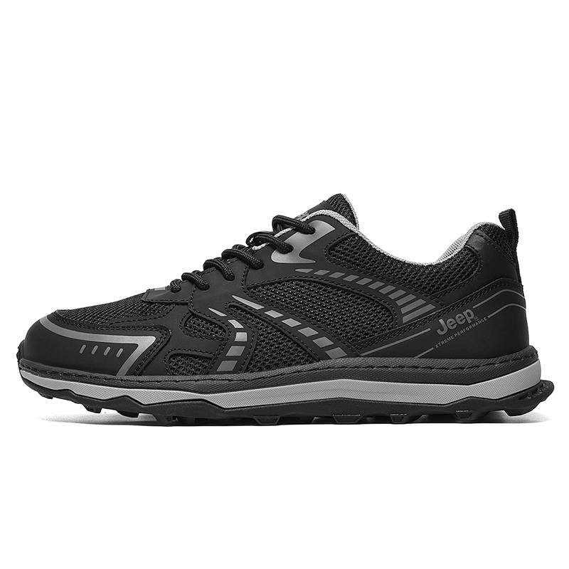 Jeep Outdoor Casual Low top Hiking Shoes Men's Black