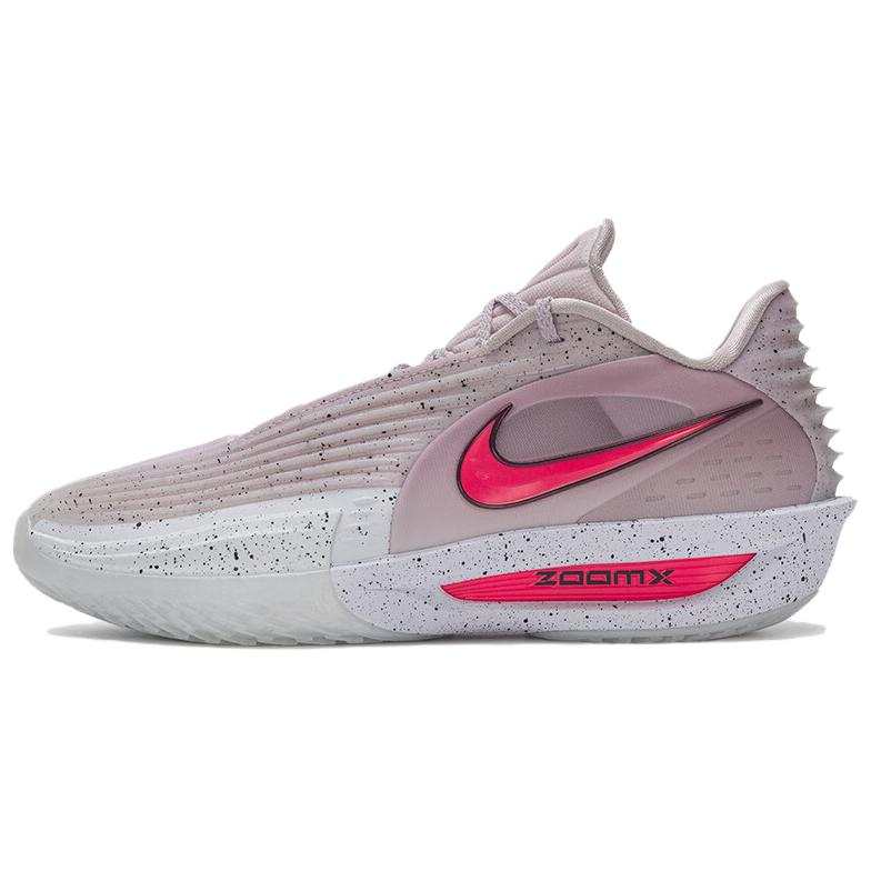Nike Nike GT Cut 3 Turbo Cushioning Abrasion Resistant Breathable Low top Basketball Shoes Men's Pink White