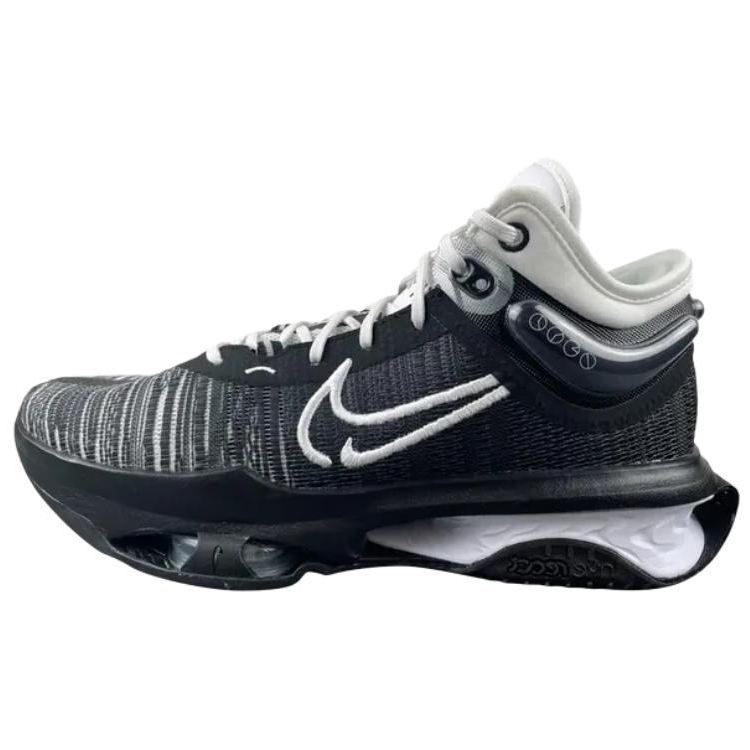 Nike Nike AIR ZOOM GT JUMP 2 Abrasion Resistant Mid top Basketball Shoes Men's Black