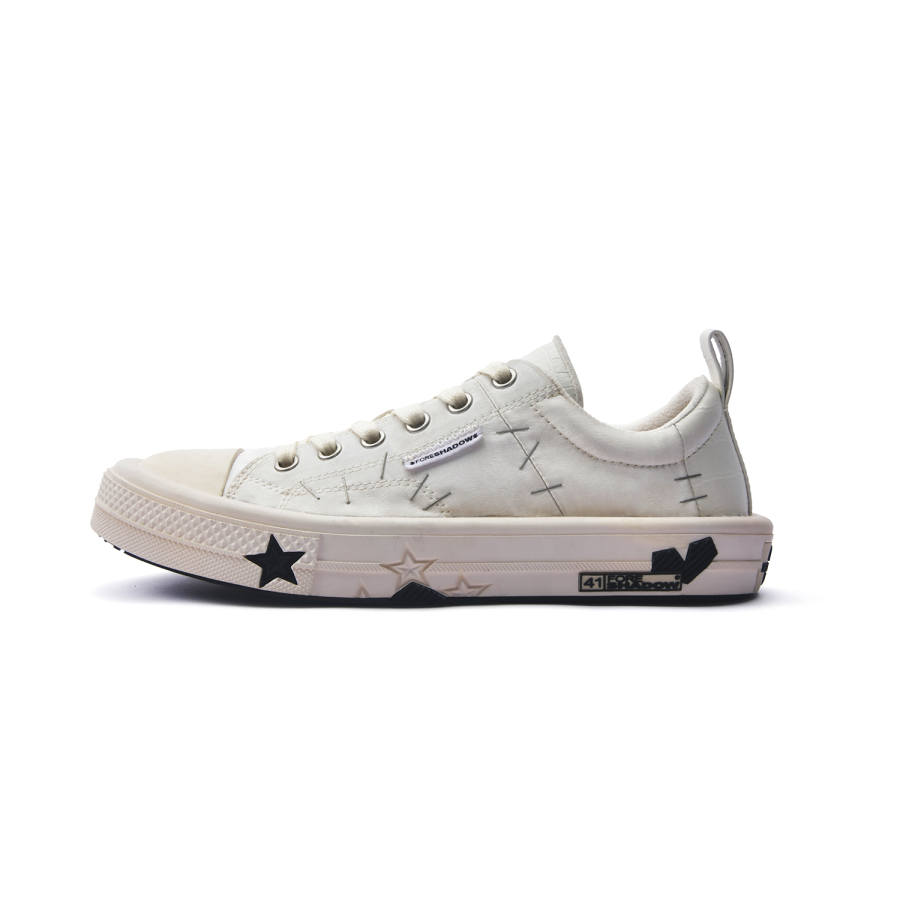 Foreshadow Foreshadow Wear resistant And Lightweight Low top Skateboard Shoes Unisex White