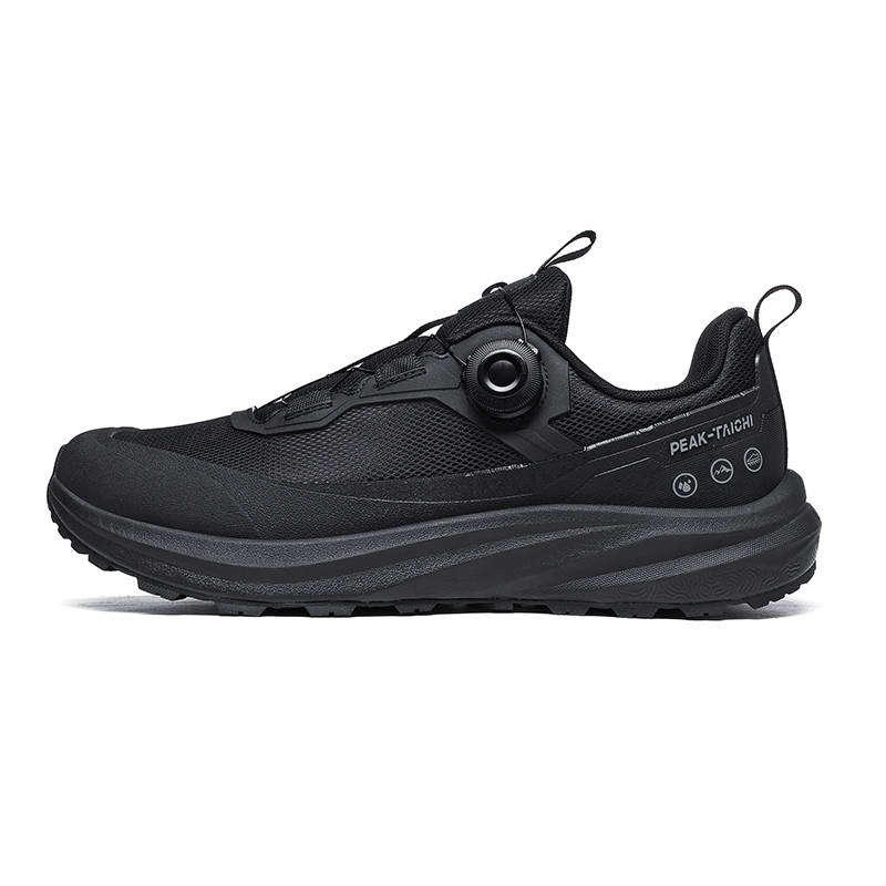 PEAK Attitude 7.0 Cushioning, Slip Resistant, Abrasion Resistant Support Low top Training Shoes Men's All Black
