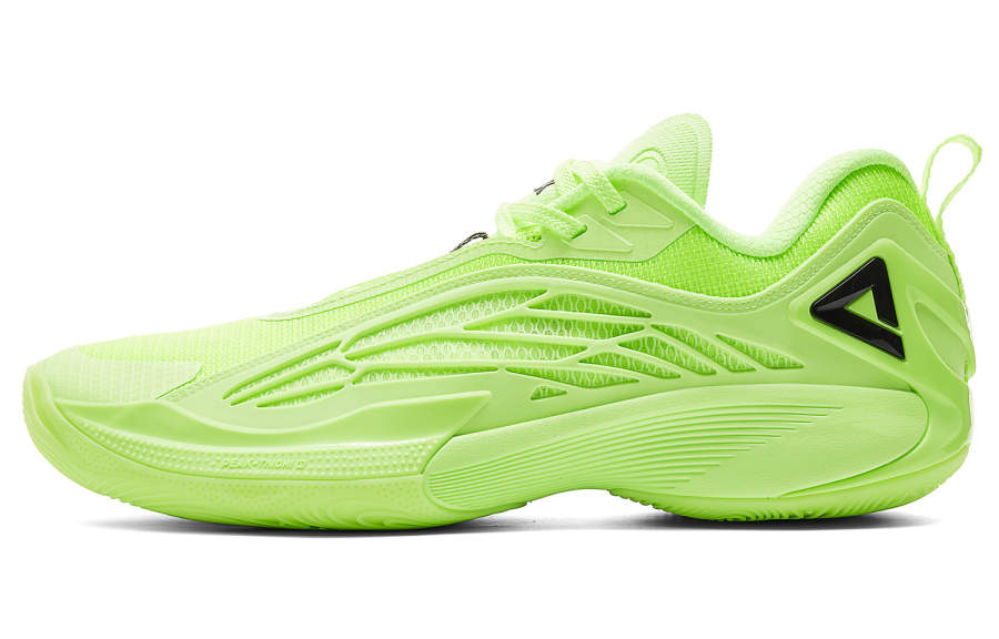 PEAK Cushioning Abrasion Resistant Rebound Low top Basketball Shoes Men's Neon Green