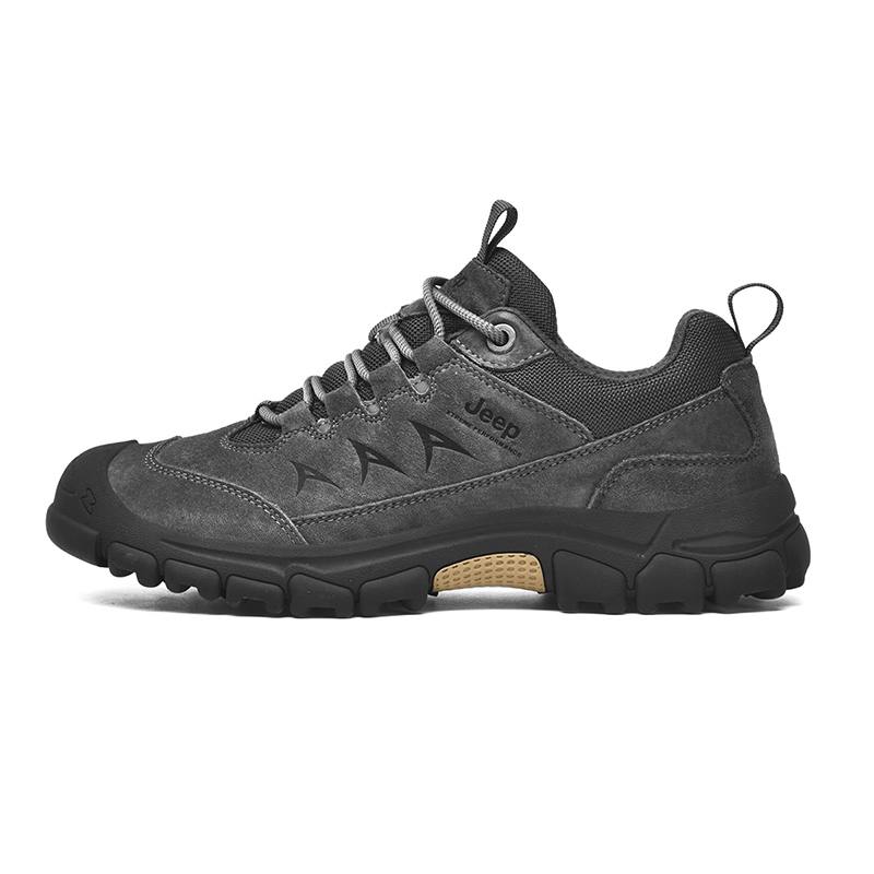 Jeep Comfortable Cushioning Slip Resistant Breathable Height Increasing Low top Mountaineering Shoes Men's