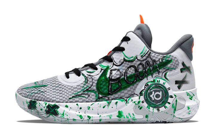 Nike Nike KD Trey 5 IX Cushioning, Wear Resistant Low top Basketball Shoes Unisex Black Green Gray