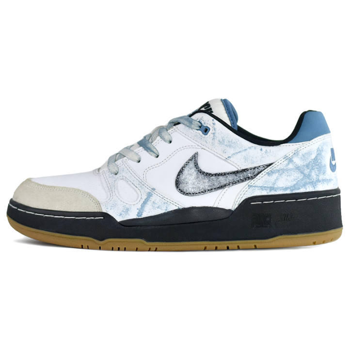 Nike Nike Full Force Low top Skateboard Shoes Men's Blue White