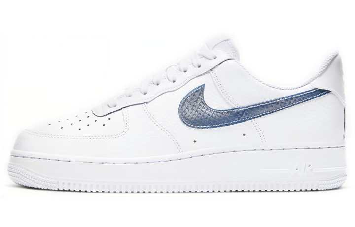 Nike Nike Air Force 1 Low Pony Hair Snakeskin Midnight Turquoise