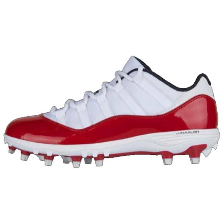 Jordan Jordan 11 Retro Low Cleat White Red