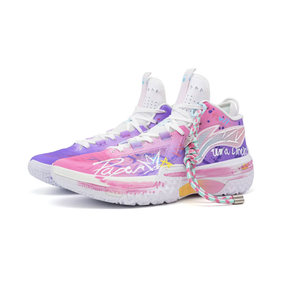 Li-Ning Li Ning Jie Ao Abrasion Resistant Breathable Mid top Basketball Shoes Unisex
