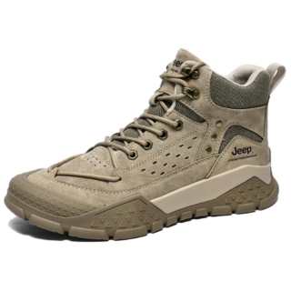 Jeep High top Mountaineering Shoes Men's Khaki