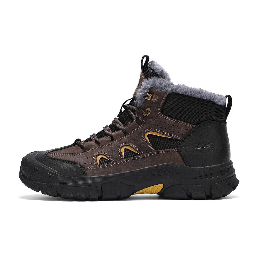 Jeep Abrasion Resistant, Lightweight, Height Increasing, Slip Resistant High top Mountaineering Hiking Shoes Men's