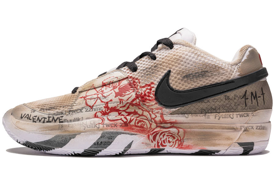 Nike Nike Ja 1 Cushioning Abrasion Resistant Cushioning, Wear Resistant Low top Basketball Shoes Men's Light Brown