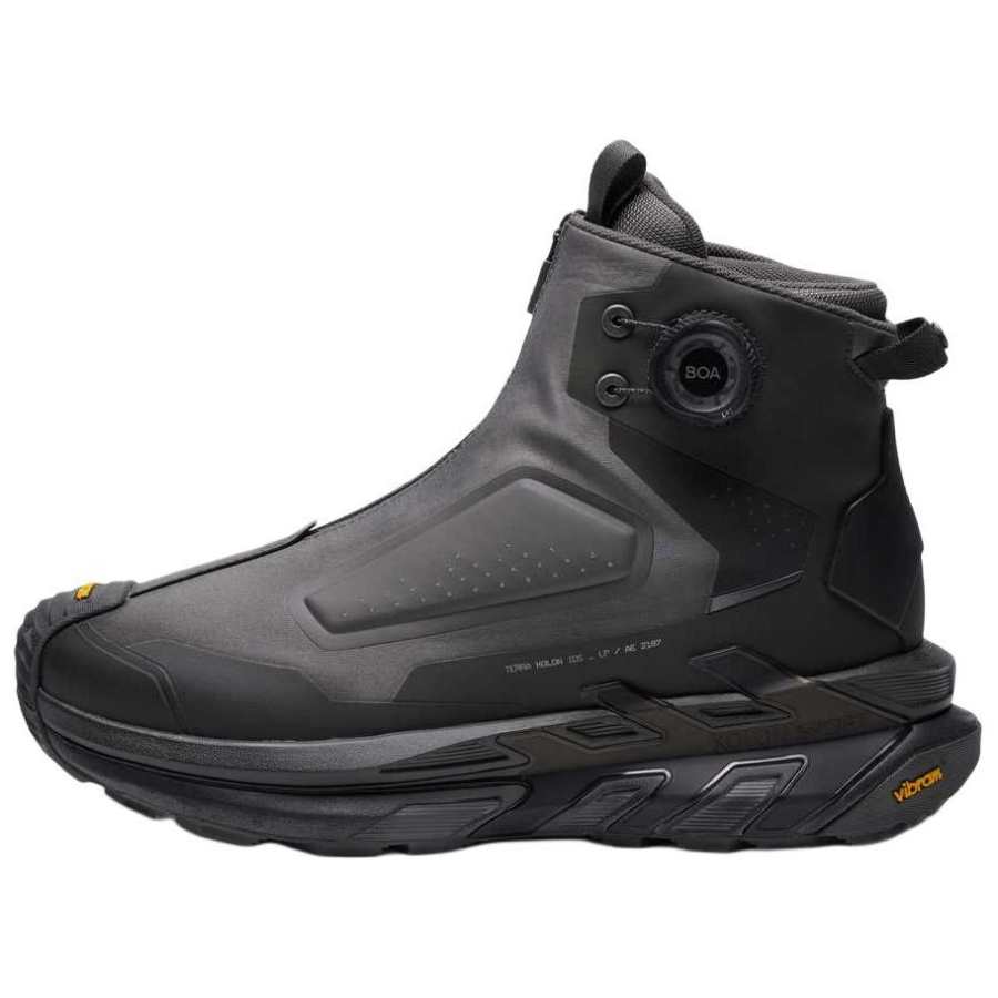 KOLON SPORT HAMCUS x KOLON SPORT MOVE ALPHA Slip Resistant Abrasion Resistant Mid top Hiking Shoes Unisex Black