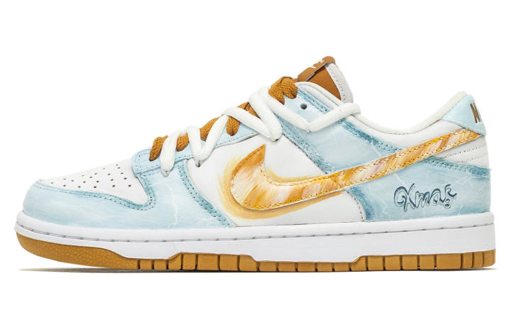 Nike Nike Dunk Salt Sea Cushioning, Wear Resistant Low top Skateboard Shoes Unisex