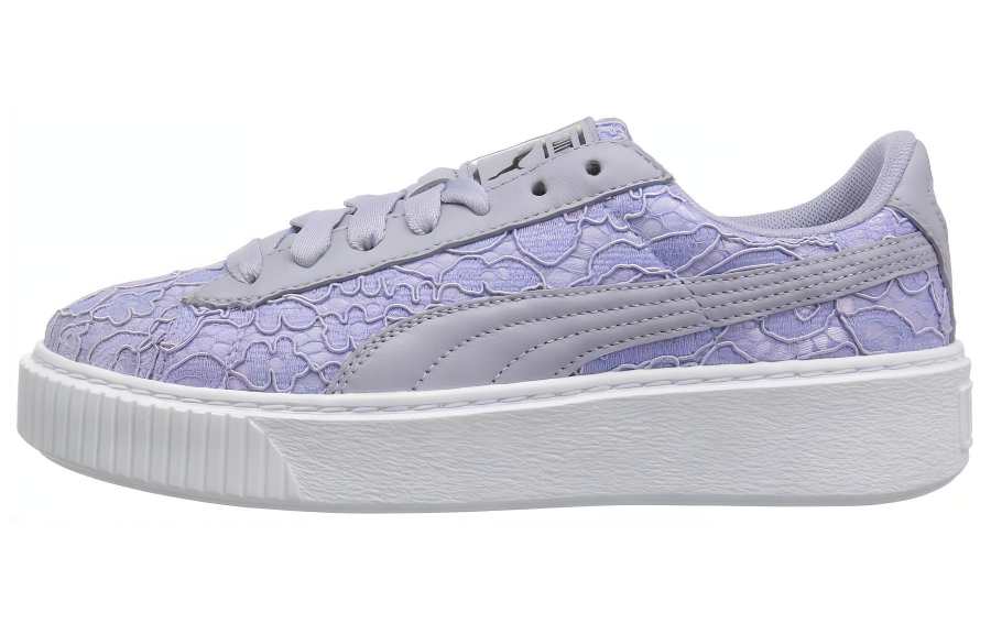 PUMA Basket Platform Fo Blue Lace Up 'Icelandic Blue' Women's