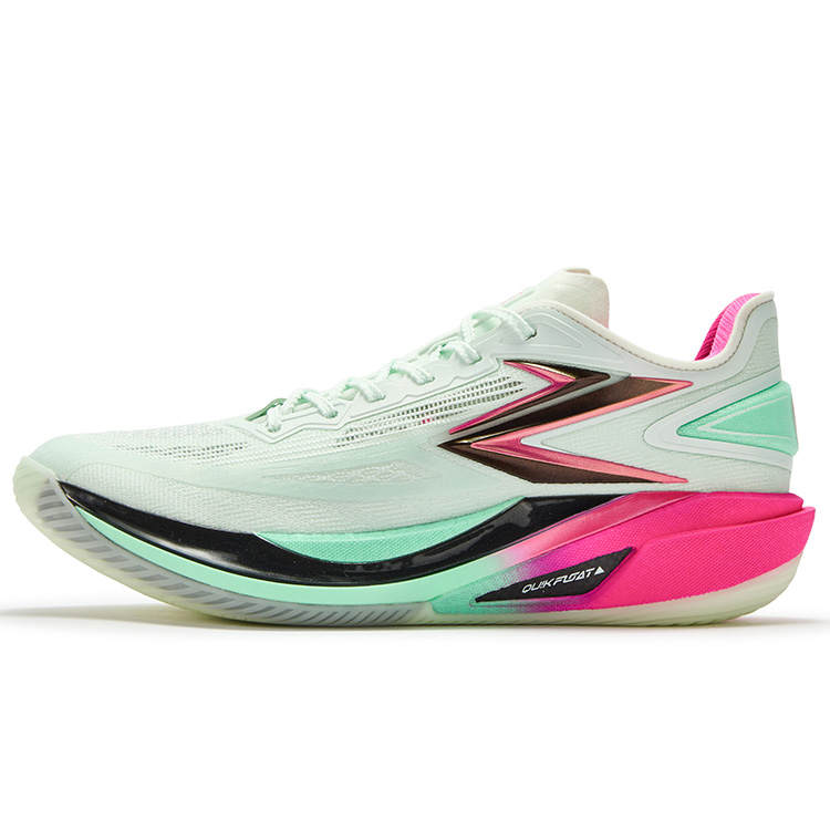 361° Blitz BB 2 Burning Fight Low top Dynamic Carbon Plate Basketball Shoes Unisex Foam Teal