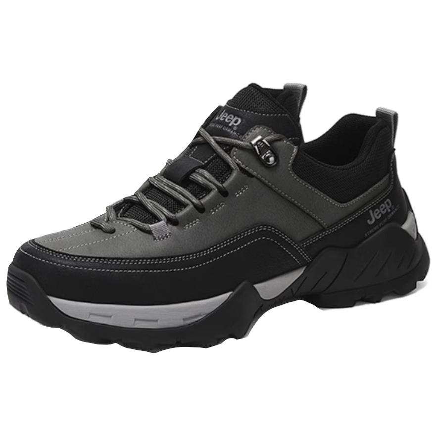 Jeep Comfortable Low top Mountaineering Shoes Men's Gray