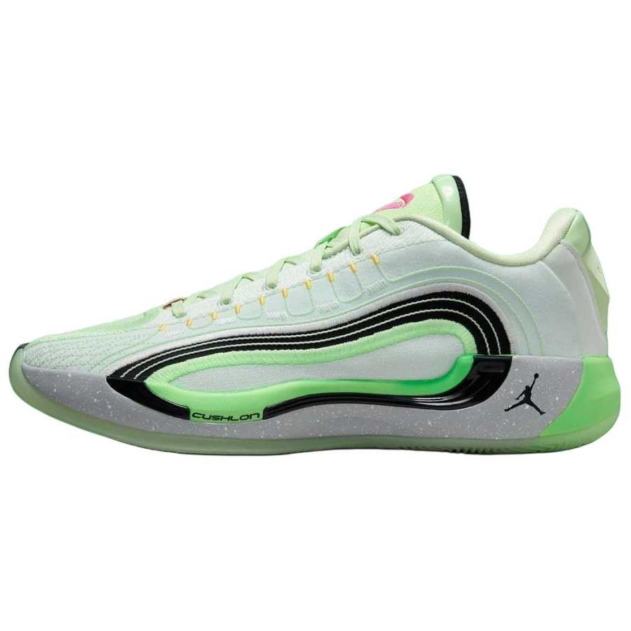 Jordan Jordan Luka 4 Cushioning Slip Resistant Cushioning Slip Resistant Low top Basketball Shoes Unisex White Green