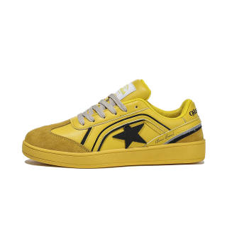 OVERLUCK Height Increasing Abrasion Resistant Breathable Low top Skateboard Shoes Women's Golden Sparkle Jumping