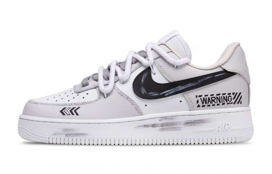 Nike Nike Air Force 1 Transmission Zone Abrasion Resistant Abrasion Resistant Low top Vintage Basketball Shoes Unisex