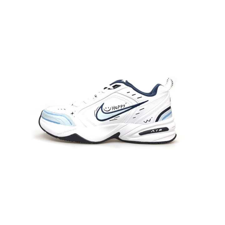 Nike Nike Air Monarch 4 Sea Blue Home Textile, Leather Cushioning Abrasion Resistant Cushioning, Wear Resistant Low top