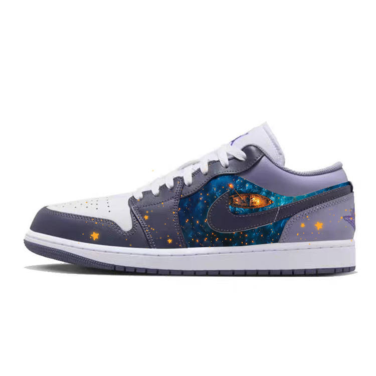 Jordan Jordan Air Jordan 1 Romantic Fireflies Cushioning Slip Resistant Cushioning Slip Resistant Low top