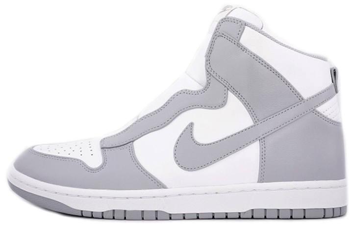 Nike Nike lab Dunk Lux Sacai White Grey Women's