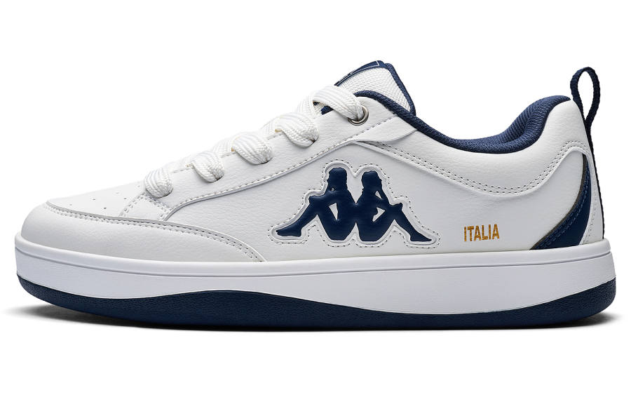 Kappa Back to Back Low top Skateboard Shoes Unisex White