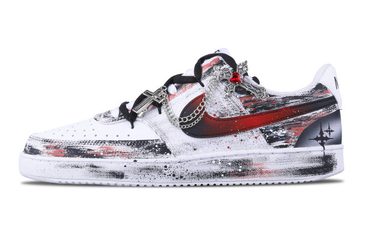Nike Nike Court Vision 1 Slip Resistant, Abrasion Resistant, Lightweight Slip Resistant, Abrasion Resistant, Lightweight