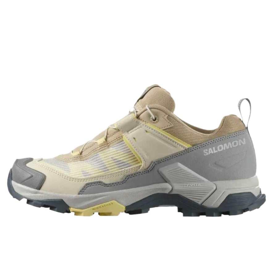 SALOMON X ULTRA 5 Breathable Low top Mountaineering Shoes Women's White Pepper