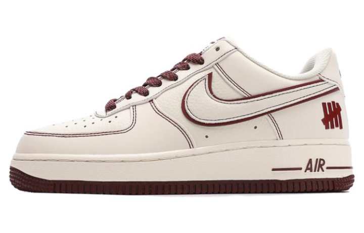 Nike UNDEFEATED x Nike Air Force 1 Low Textile, Artificial Leather, Leather Lightweight And Breathable Low top
