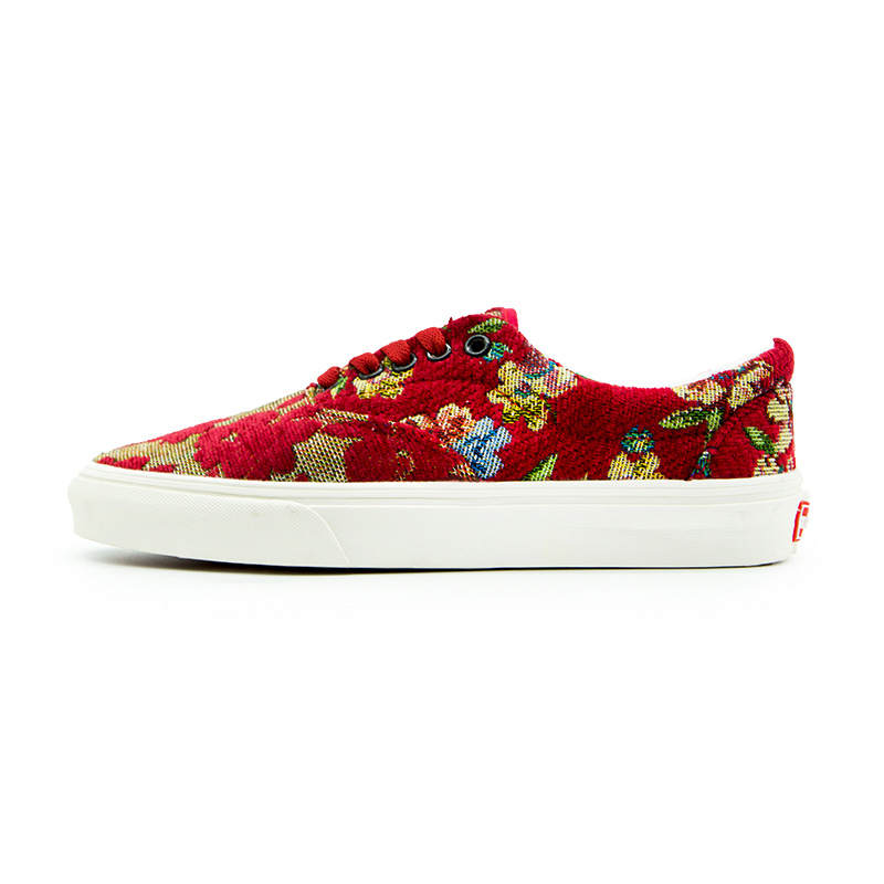 SUPSTORM China Red Collection Abrasion Resistant Breathable Slip Resistant Low top Skateboard Shoes Unisex Red