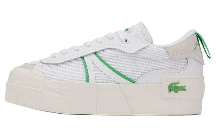 LACOSTE Low top Skateboard Shoes Women's Ecru