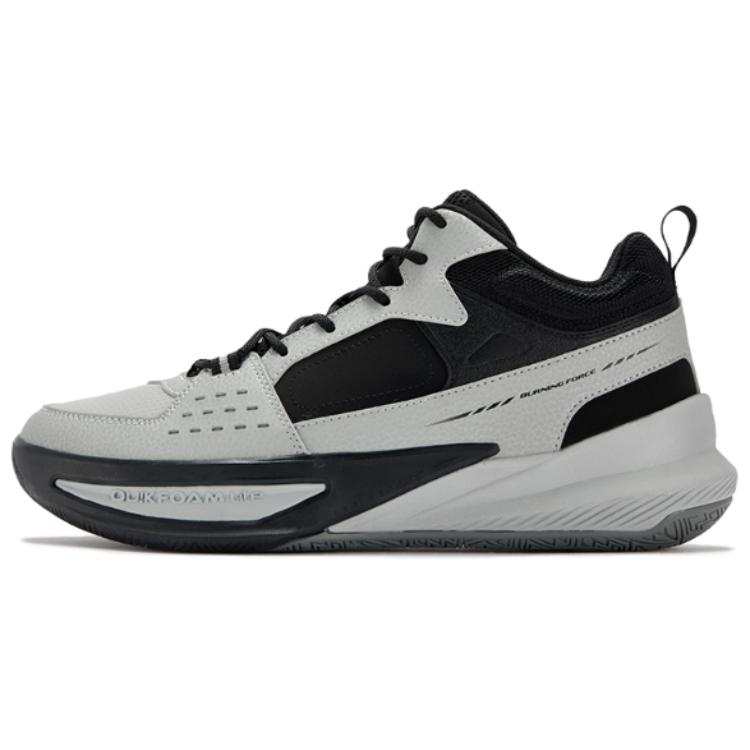 361° Slip Resistant, Abrasion Resistant, Waterproof High top Basketball Shoes Men's Black Gray