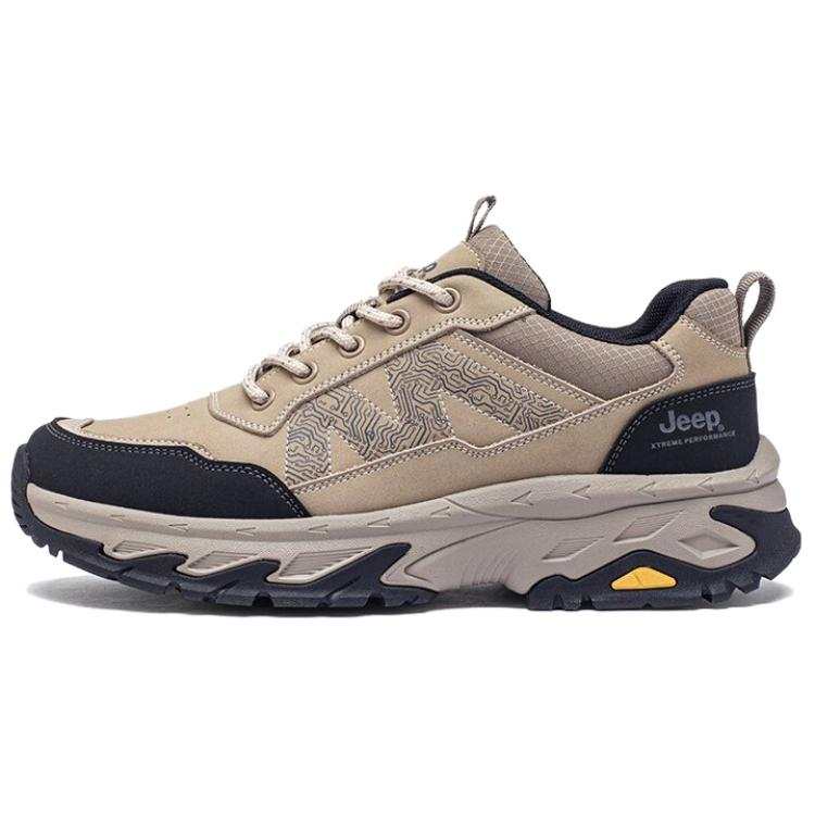 Jeep Synthetic Leather, Textile Abrasion Resistant Low top Mountaineering Shoes Men's