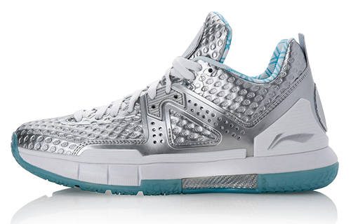 Li-Ning Li Ning WOW 5 Way Of Wade 5 Comfortable Non slip Lightweight Low top Basketball Shoes Men's Silver White