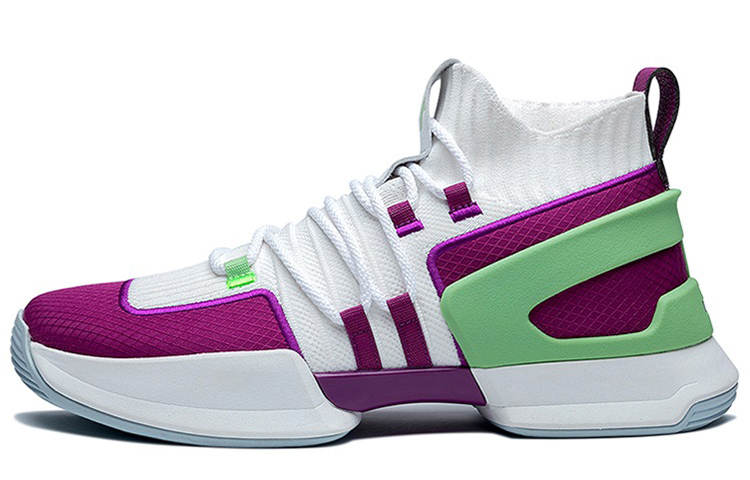 EQLZ EQUALIZER EQLZ EQUALIZER Zero Cell Create From Nothing Mid top Basketball Shoes Unisex White Purple Green