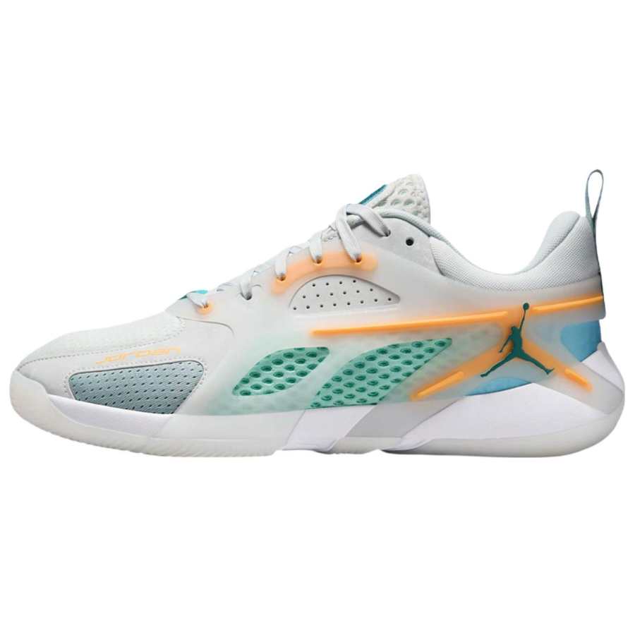 Jordan Jordan Heir Soft And Comfortable Slip Resistant Abrasion Resistant Low top Basketball Shoes Unisex Light Gray