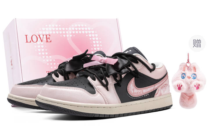 Jordan Jordan Air Jordan 1 Low Sweet, Box Leather Slip Resistant Abrasion Resistant Slip Resistant Abrasion Resistant Low top