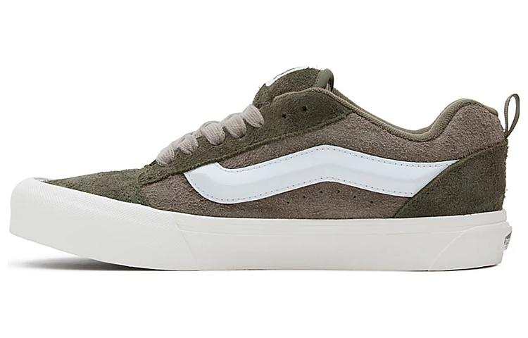 Vans Knu Skool Low top Skateboard Shoes Unisex Green Gray