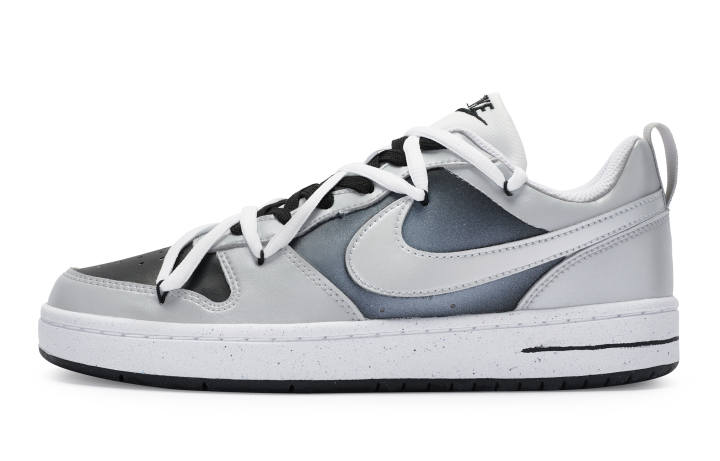 Nike Nike Court Borough Low top Skateboard Shoes GS Silver Black