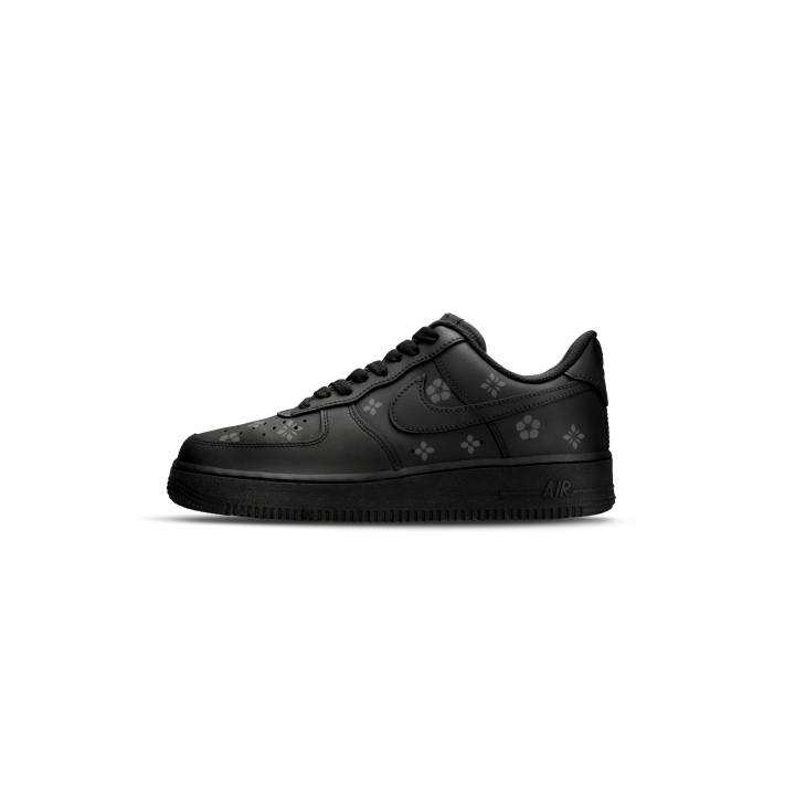 Nike Nike Air Force 1 Slip Resistant Cushioning Abrasion Resistant Low top Skateboard Shoes Unisex Black